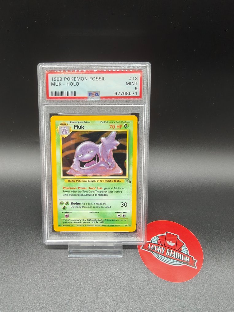 Pokémon - 1 Graded card - Muk 13 Kalvo - PSA 9 - WOTC - Fossil #1.0