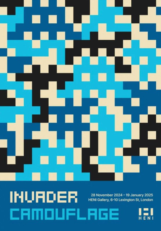 Heni Editions - Invader "Camouflage" Poster #1.0