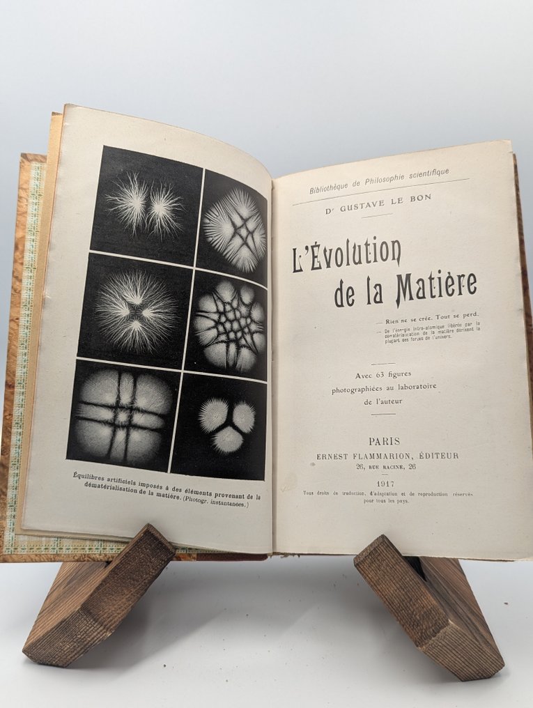Gustave Le Bon - [Envoi autographe] L'évolution de la matière - 1917 #2.1