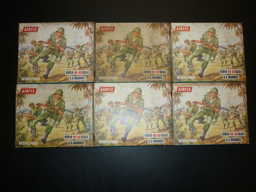 Airfix - Figur - U.S. Marines  (6) - Plast #1.0