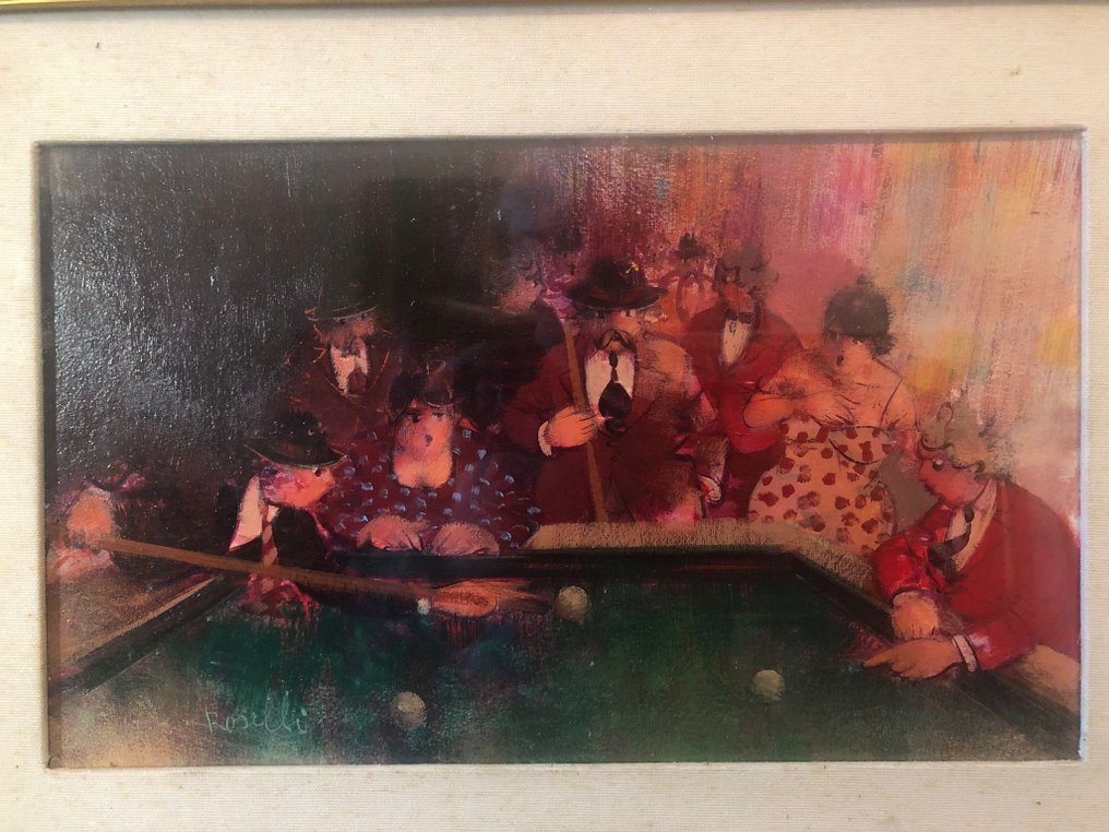 Carlo Roselli (1939) - Partita di biliardo #3.2