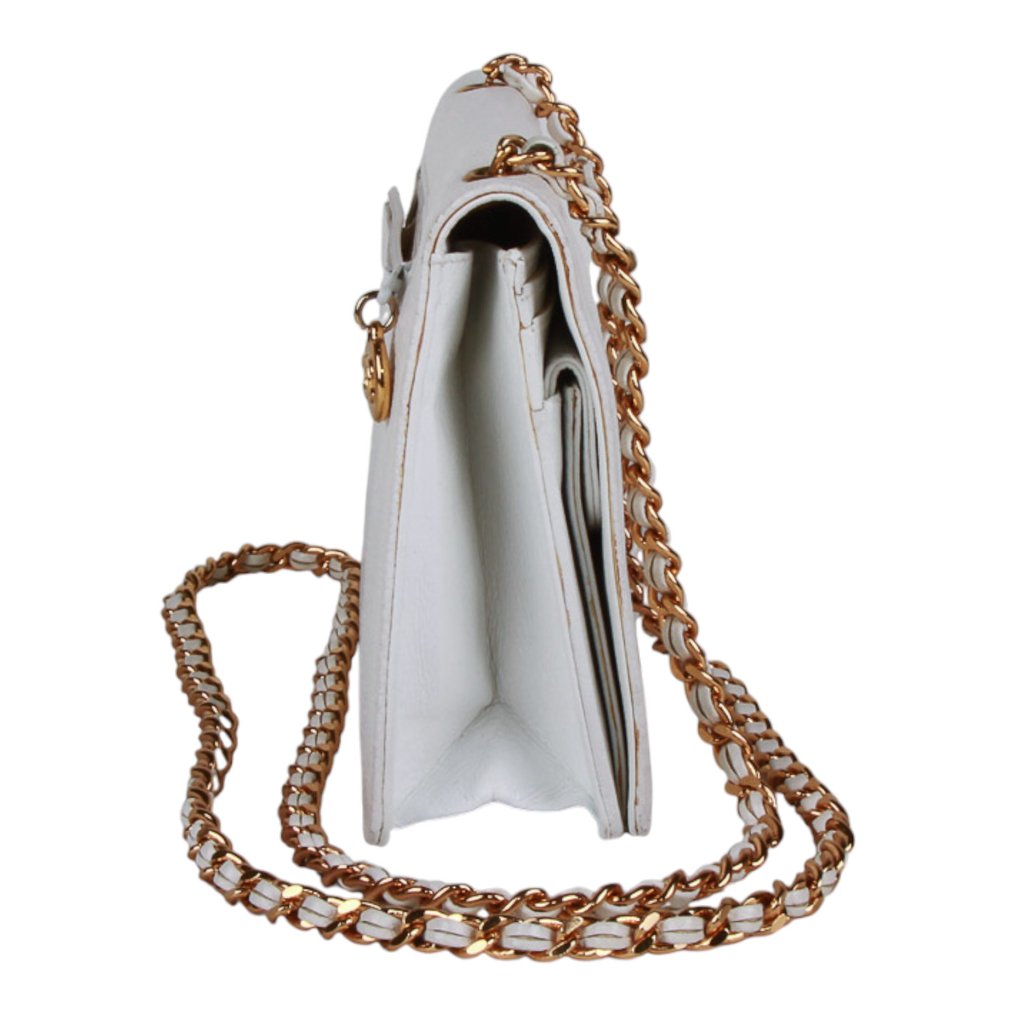 Chanel - Wallet on Chain (WOC) – White Caviar with Gold-Tone Hardware – Made in Italy - Borsa a spalla #4.3