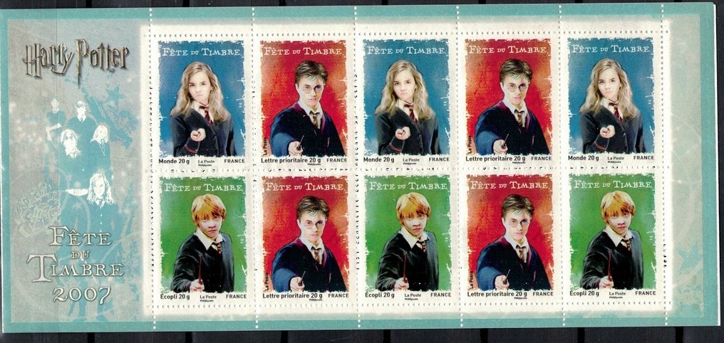 Ranska  - 36 postimerkkipakkausta postfris, nimellisarvolla #1.0