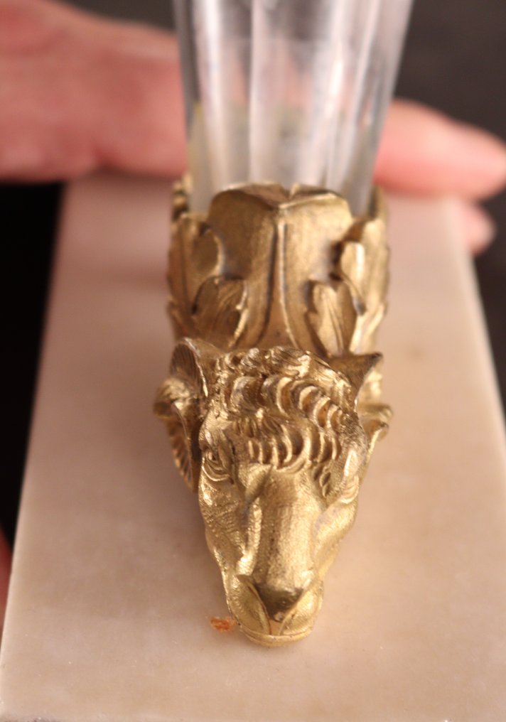 Antieke siervaas - Βάζο  - Κρύσταλλο, Χρυσόδετο μπρούντζο #4.3