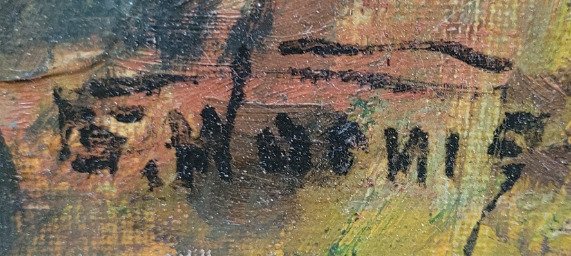 Stanislas Warnie (1879-1958) - Lac dans la forêt #2.1