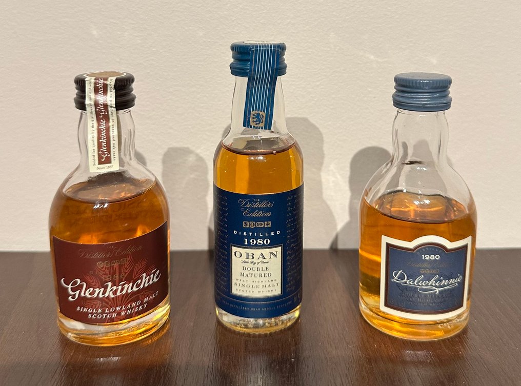 Glenkinchie 1986 + Oban 1980 + Dalwhinnie 1980 + Talisker 1986 + Cragganmore 1984 + Lagavulin 1979 - The Distillers Edition - Miniature  - 5厘升 - 6 瓶 #1.0