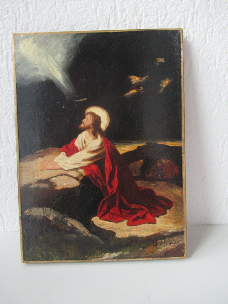 Hoffman - Christus in Getsemane - 24 x 33 cm #1.0