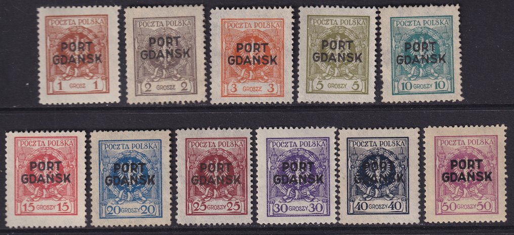 Ντανζιγκ 1925 - Λιμάνι Gdańsk. - Michel: 1/11 #1.0