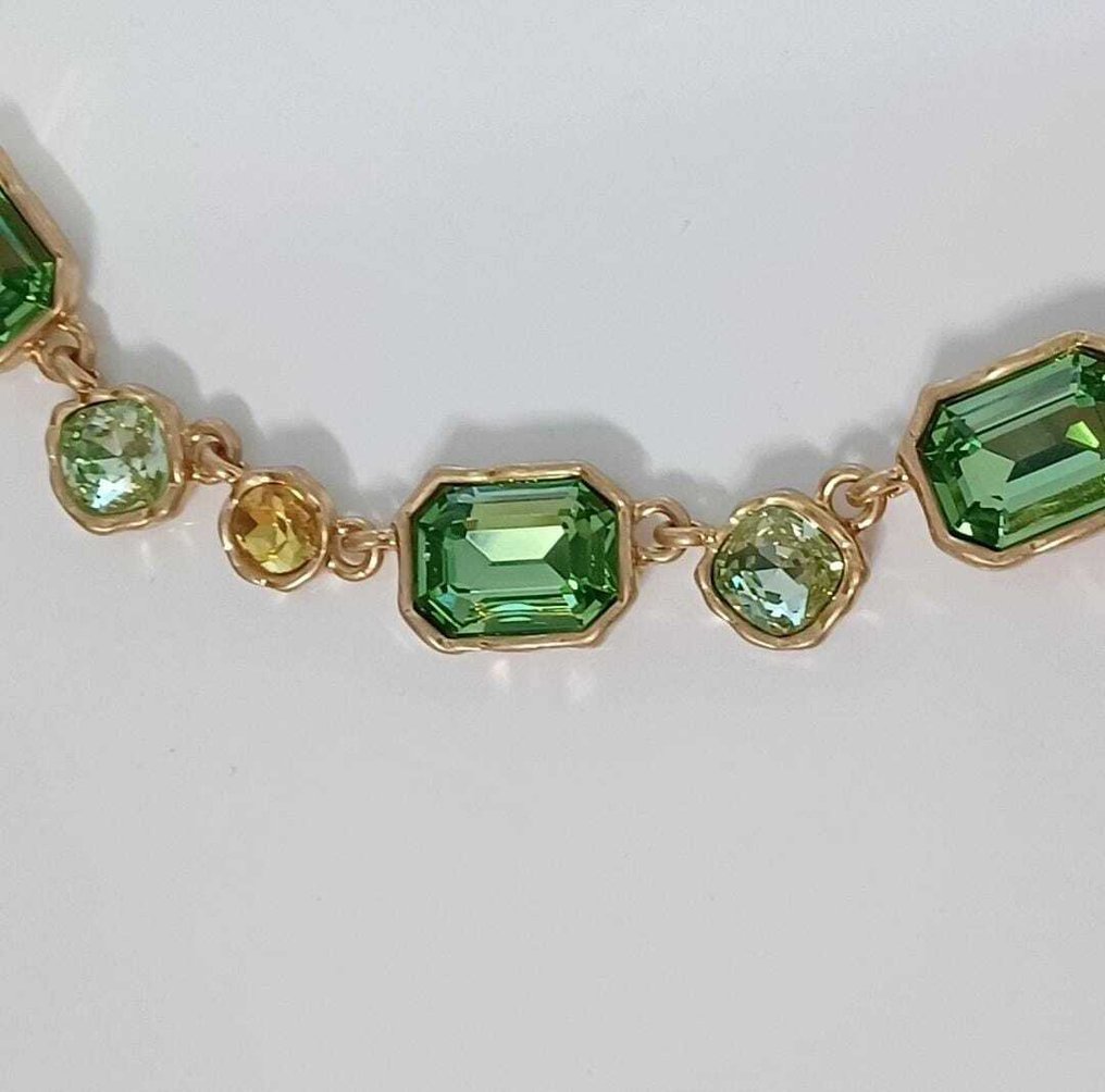 Oscar De La Renta - 鍍金, 水晶 - 頸鏈 #3.2