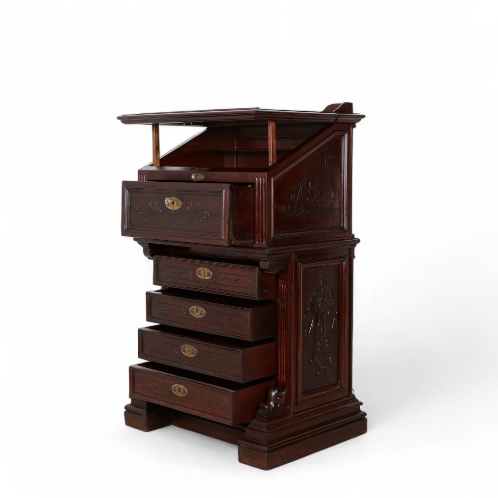 Biurko - Mahoń - Davenport #1.0