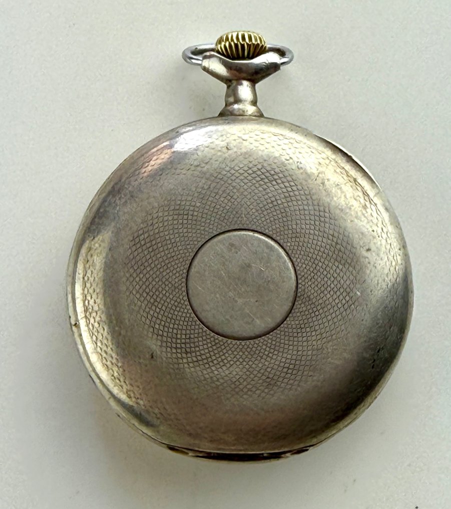 Omega - Antique  erotic pocket watch with moving automaton - 1900-1949 #1.0