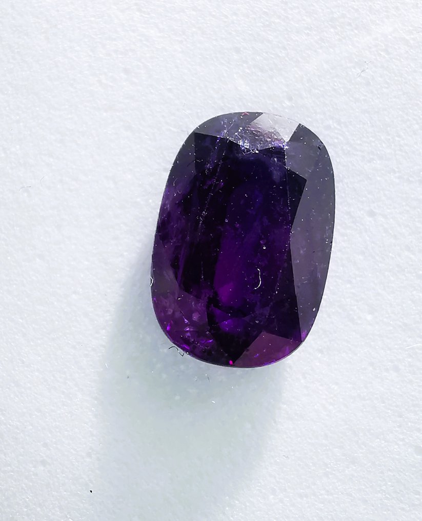 No reserve price - 1 pcs  Violet Sapphire  - 2.95 ct - Instituto Gemólogico Español (IGE) #4.3