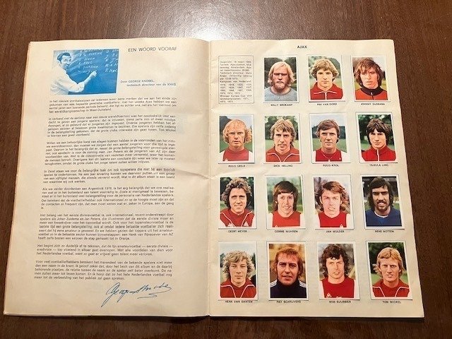 Vanderhout Top-Voetbal 75/76 Ολοκληρωμένο άλμπουμ - Good (GD) #2.1