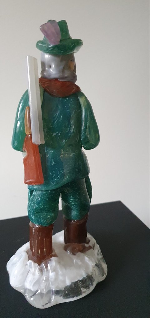 小雕像 - Glass Hunter Figur - 玻璃 #4.3