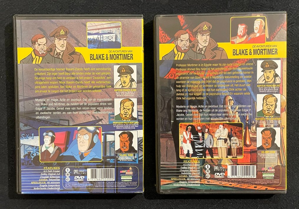 Blake en Mortimer - complete DVD serie - 8 DVD - First edition - 2006/2007 #3.2