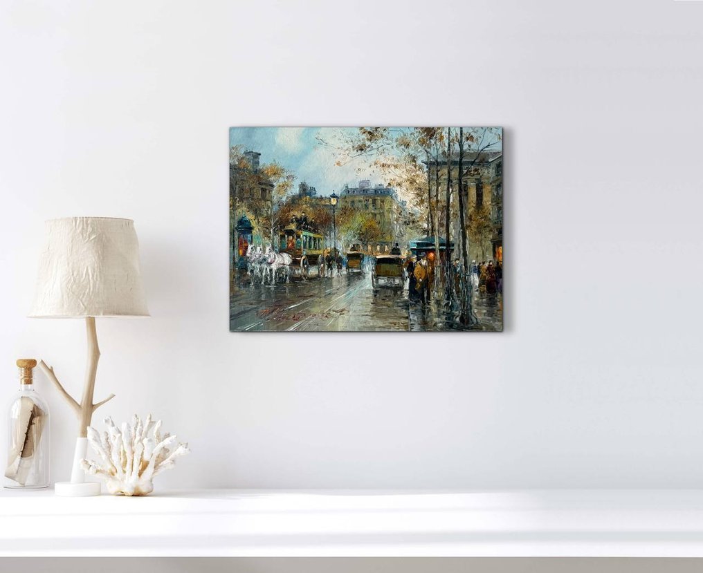 Knysh Tanya (1965) after Eduard Cortes - Fall  in Paris #2.1