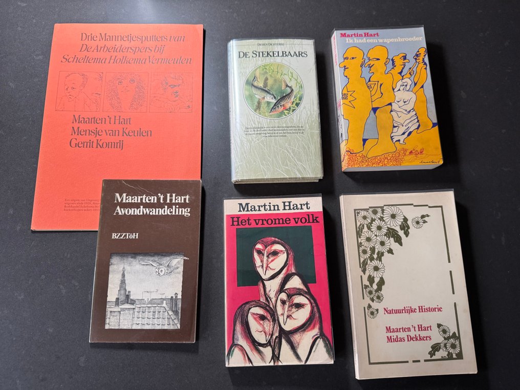 Maarten 't Hart - Lot met zes vroege titels - 1973-1978 #1.0