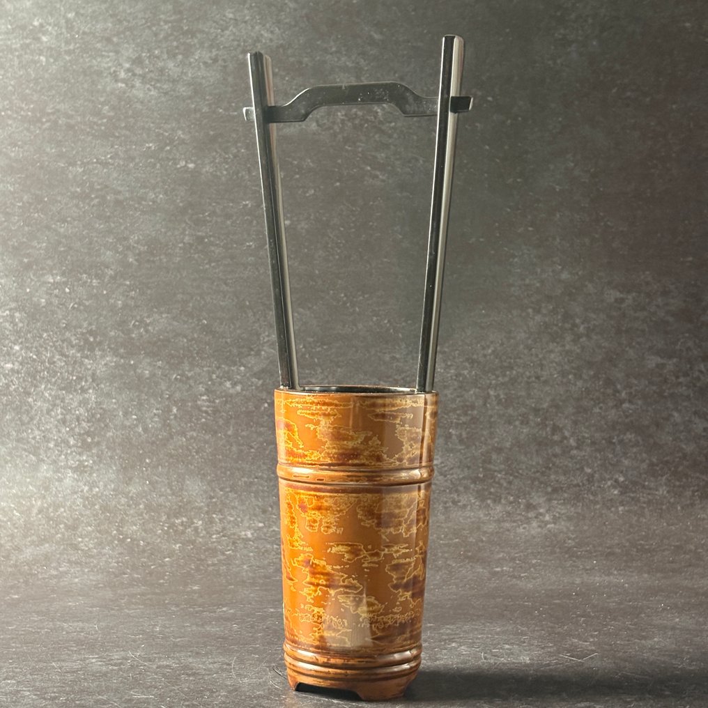 Βάζο - επιχρυσωμένα αντικείμενα - Ιαπωνία  (χωρίς τιμή ασφαλείας) #1.0