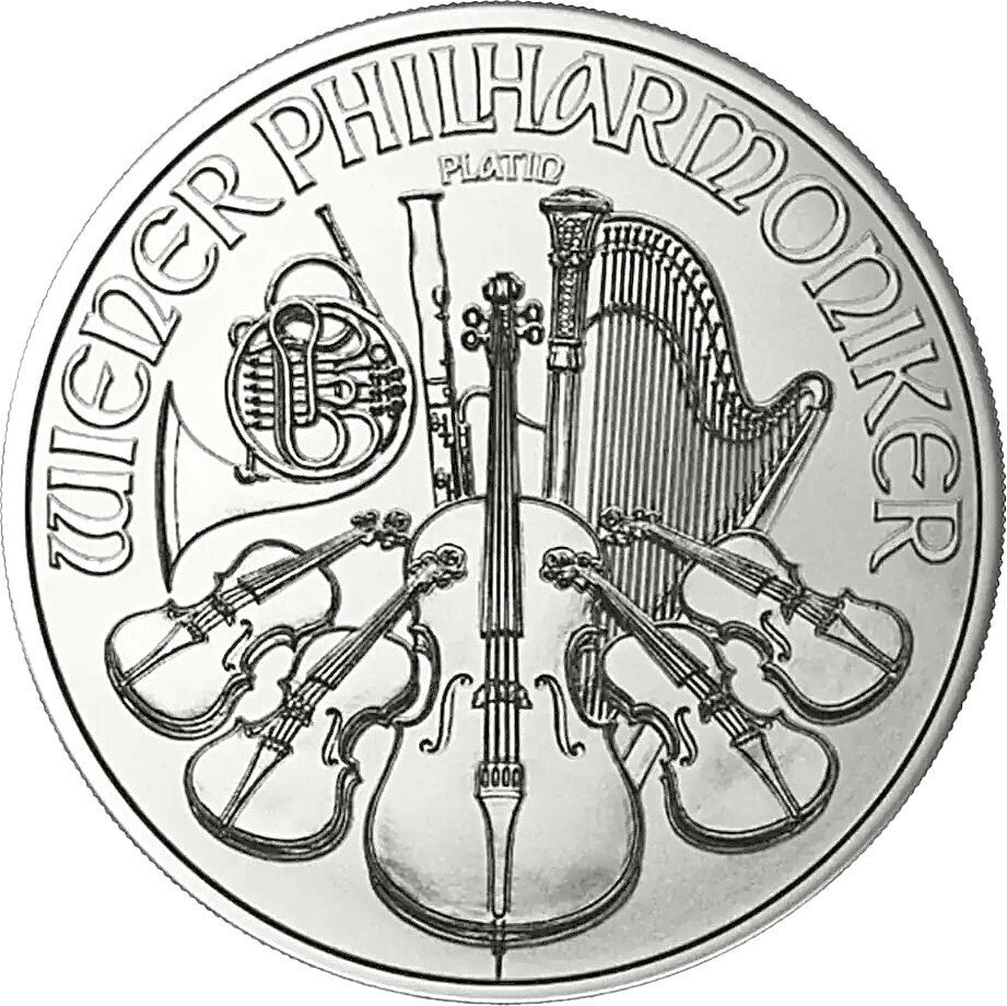 1 Troy Ounce - Argint .999 - Philharmonique 2026 - 31,1 gram - fine Platinum #1.0