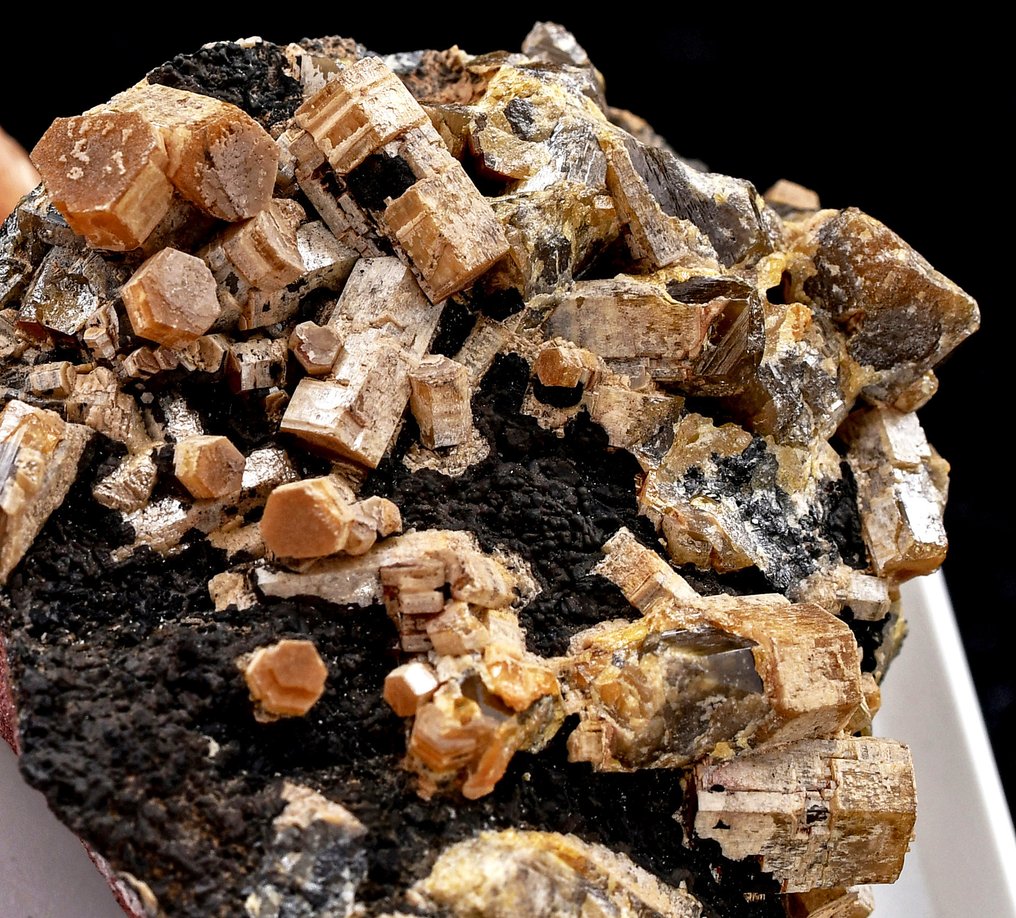 高品质稀有的Endlichite或含砷的钒铅矿 来自摩洛哥 - 高度: 6.8 cm - 闊度: 5.2 cm- 160 g #1.0