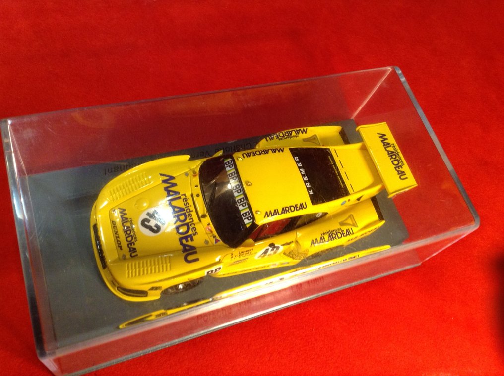 Spark 1:43 - Voiture de course miniature - ref. #S2050 Porsche 935K3 Gr5 Kremer Racing "Malardeau" Le Mans 1980 #43 Lapeyre/A.C. Verney/J-L. - Qualité excellente - édition limitée - difficile à trouver aujourd'hui #2.1