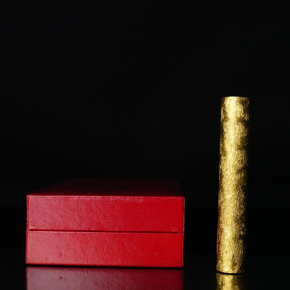 Cartier - Brut Pattern Vintage Gas Lighter - Lighter - Gold plated #2.1