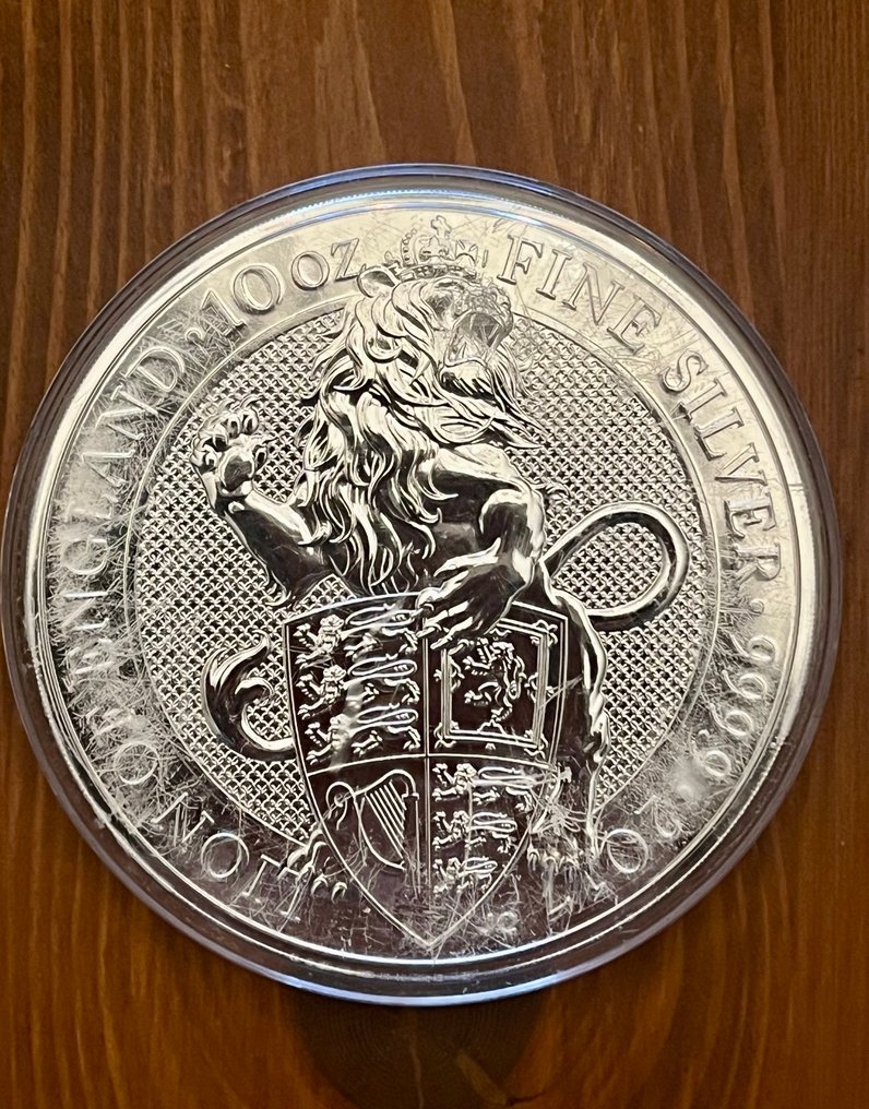 Regno Unito. 10 Pounds 2017, 10 Oz .999 #1.0