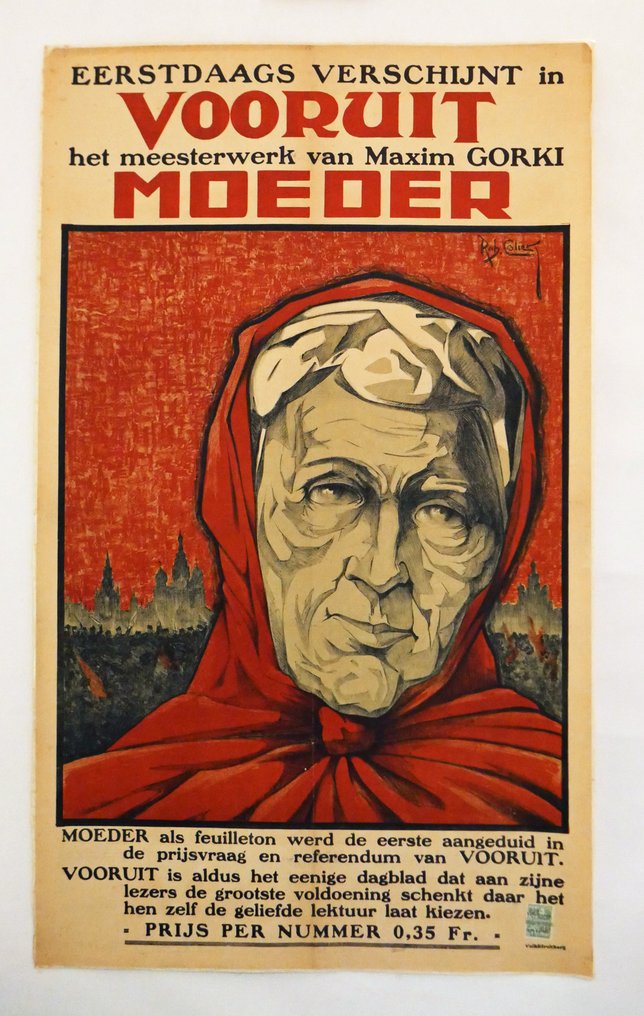 Robert (Rob.) Colier - 'Moeder' van Maxim Gorki in dagblad Vooruit - anii `30 #1.0