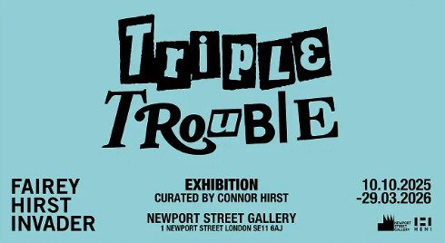 Heni Editions - Triple Trouble Poster - Blue #2.1