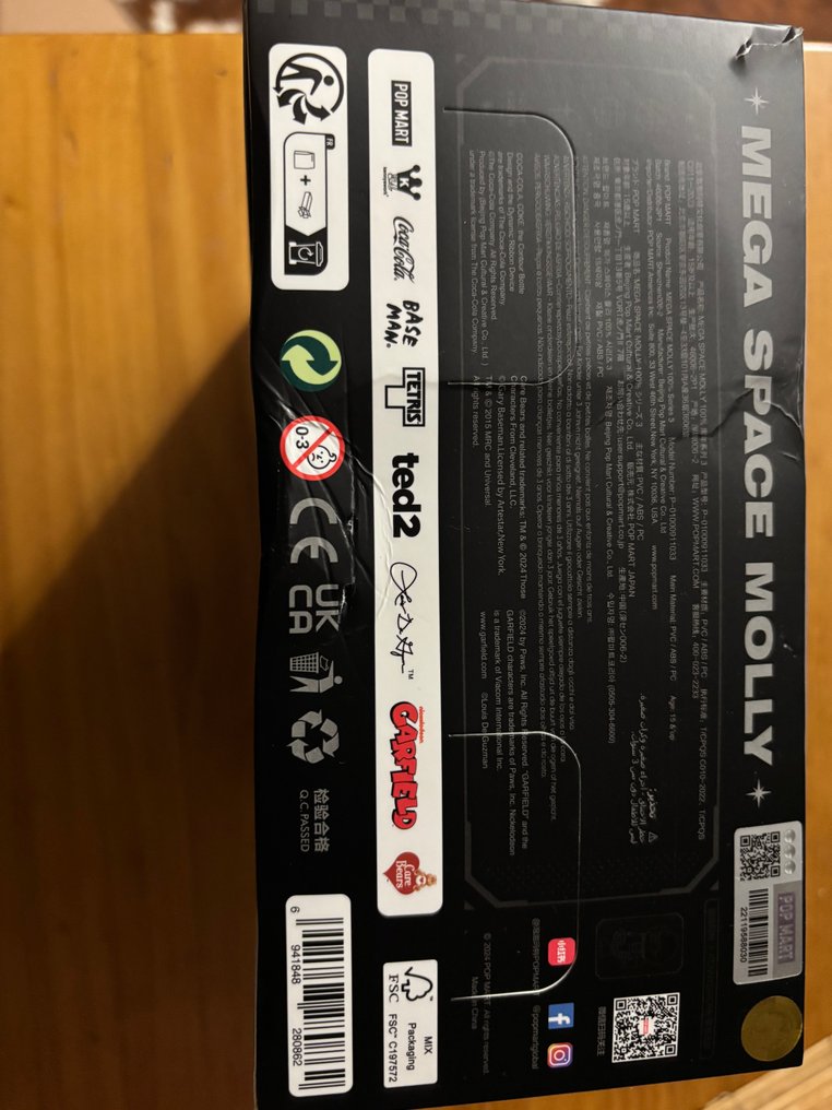 POP MART - KENNYSWORK - Statue - Space Molly Mega 100% Series 03 - Plast #1.0