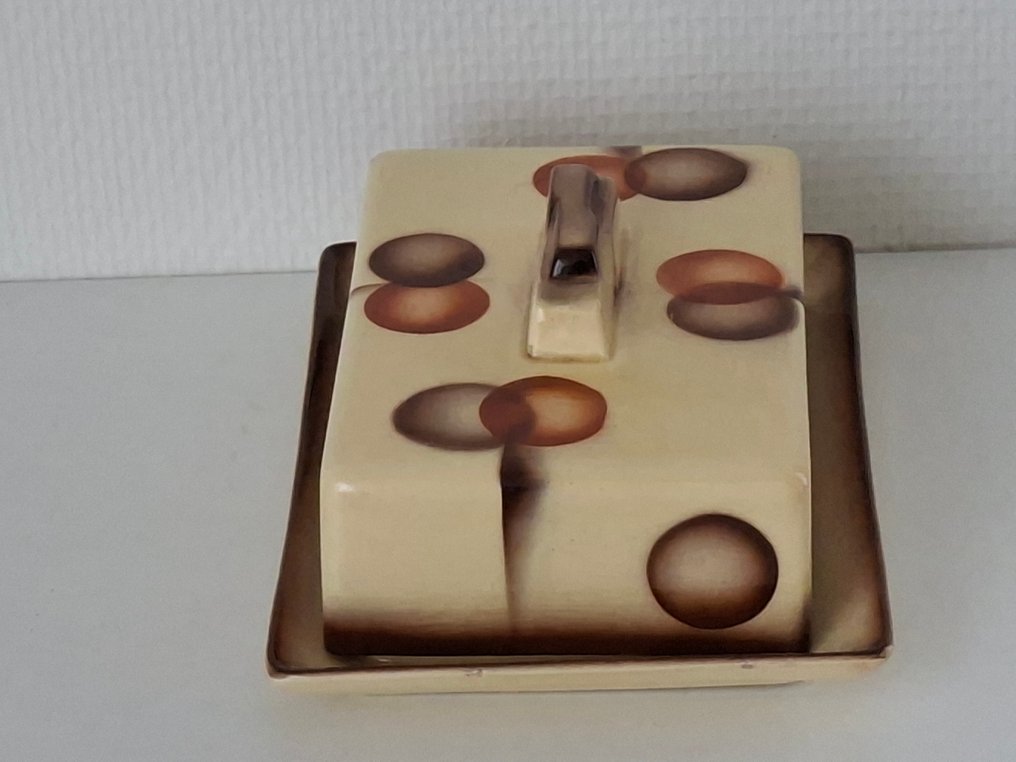 Musterschutz - Smørfat - Steingods - Art Deco botervloot #4.3