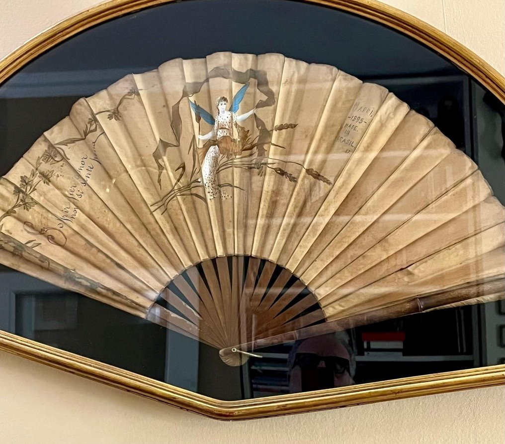 Handwaaier - Canvas, Bamboe #1.0