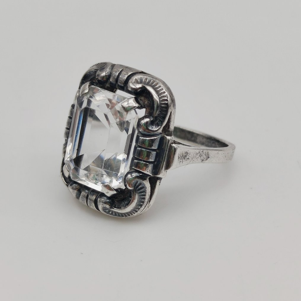 Senza prezzo di riserva - Anello Argento -  2.80ct. tw. Quarzo #3.2