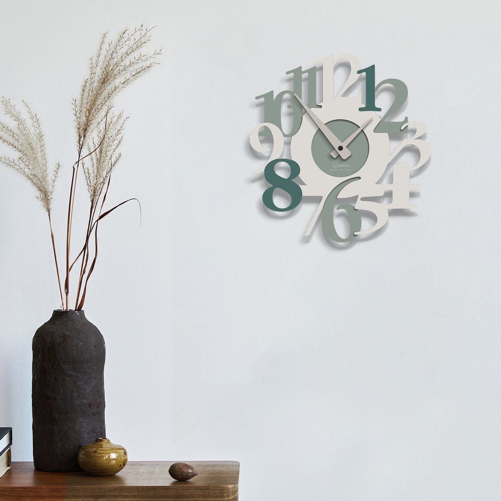 挂钟 - GIallobus -  现代的 木 - 2024 - Carved Watch #2.1