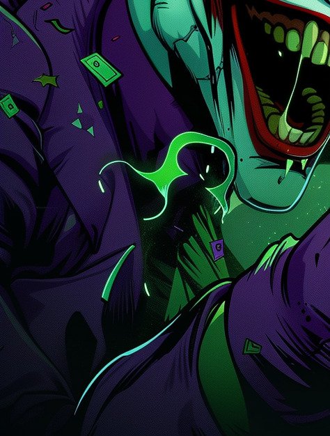 Shayer - Joker: Madness Unleashed - XL - 60x80cm - !! 1/1 !! #4.3