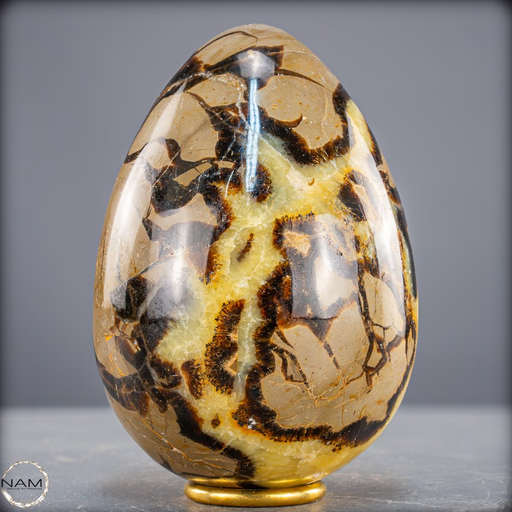 Fascinating Septarien Egg The magic of prehistoric shapes and colors- 1762.61 g #1.0