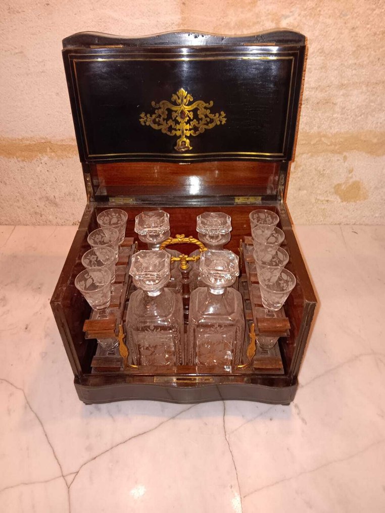 Likőrösszekrény - Fa - Napoleon III. likőrök pince #1.0