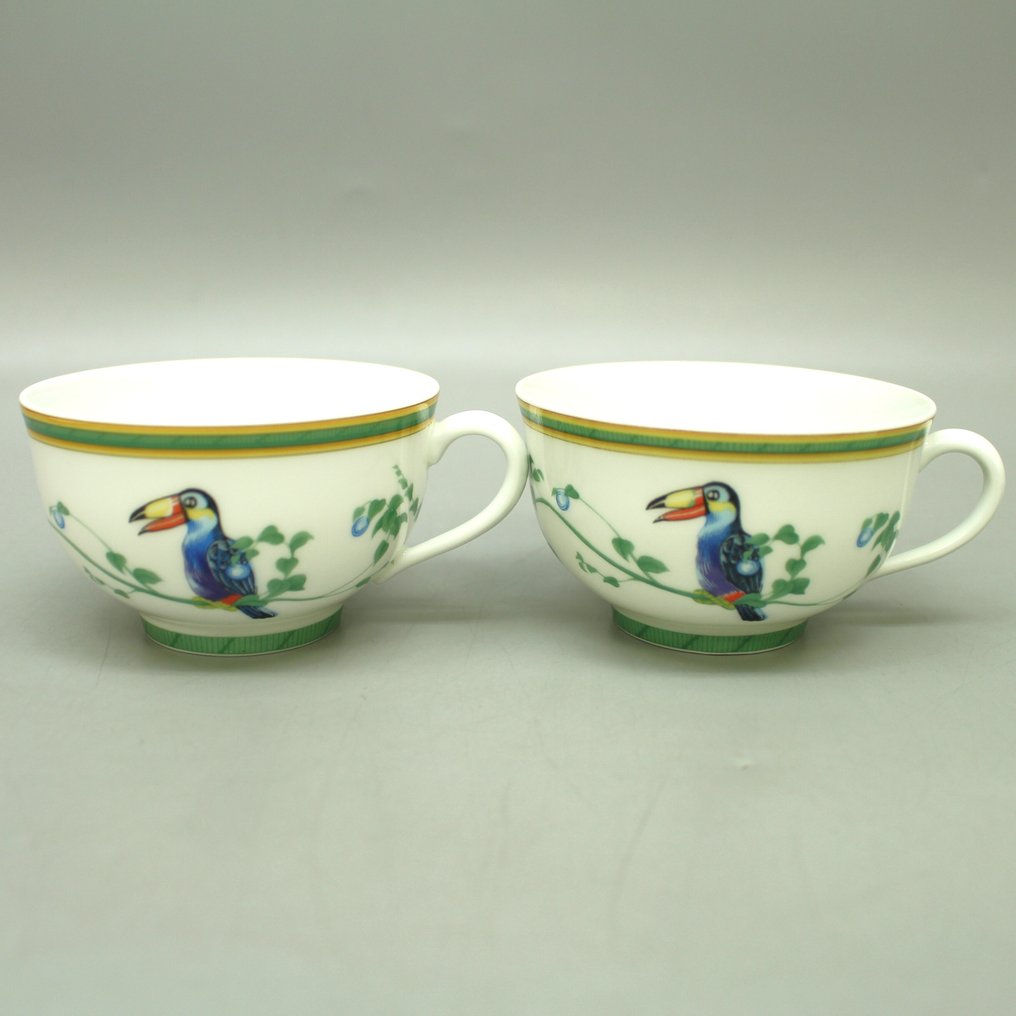 Cup and saucer - Toucan - Bone china #2.1