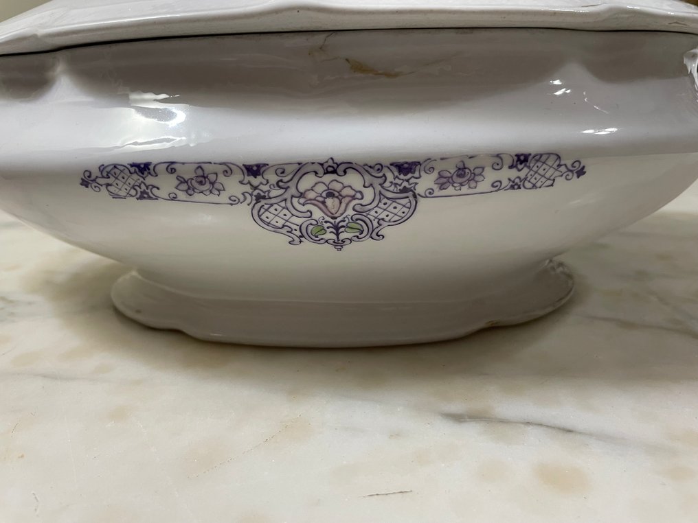 Ginori - 1890 - Senza prezzo di riserva - Μπολ σούπας - Πορσελάνη #4.3