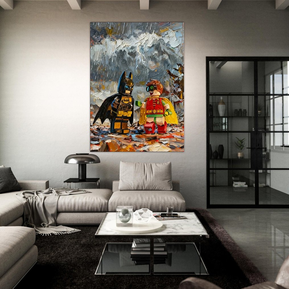 Jacob Hitt - does Batman and Robin Lego w/COA  XXL #1.0