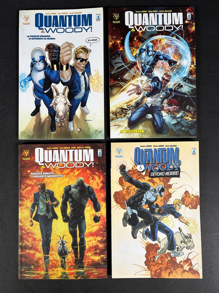 Quantum & Woody nn 1/4 + nn 1/2 + 2x albi - 8 Comic - Prima ediție - 2017 #1.0