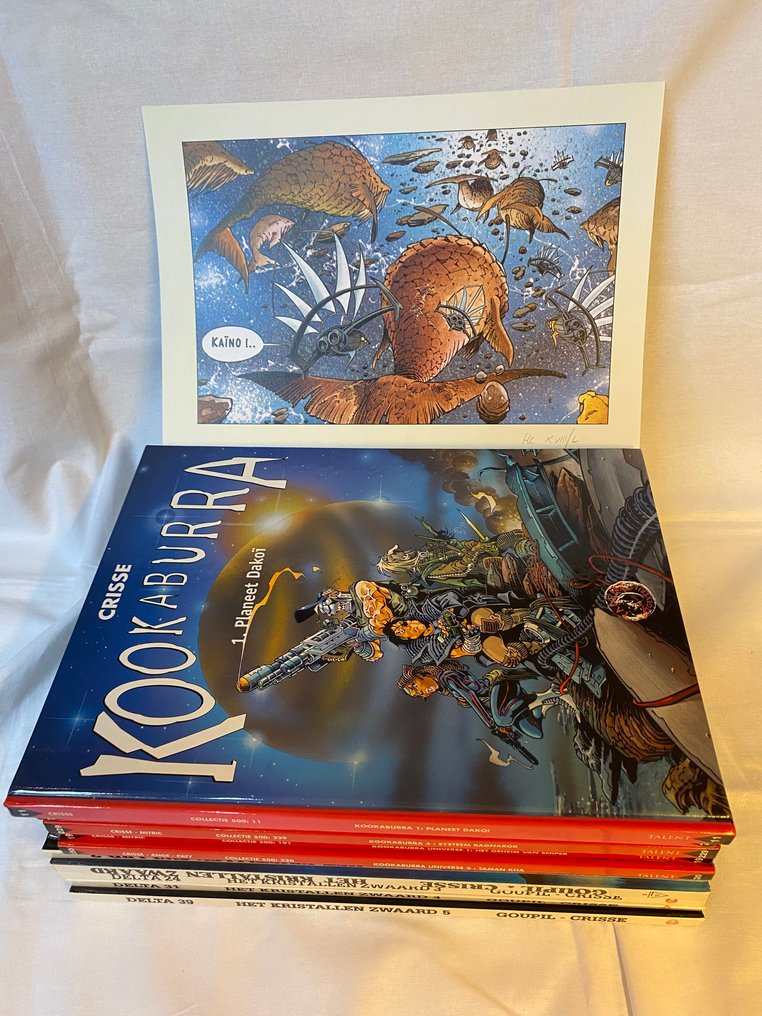 Kookaburra / Het Kristallen Zwaard - Opeenvolgende reeks HC - 12 Album - First edition #3.2