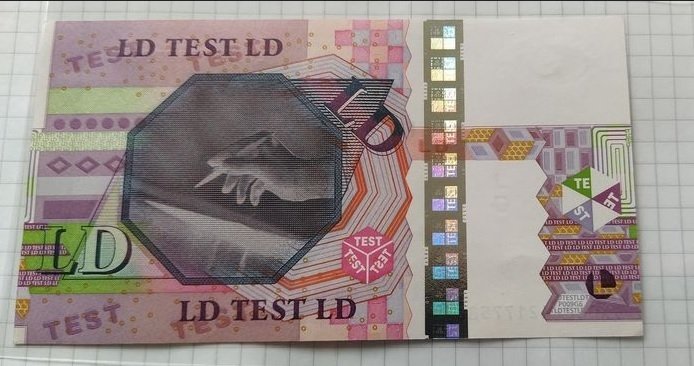 Germania. - Testnote LD  - testnote LD (Low Denomination) in preporation for the Euro with hologram  (Senza prezzo di riserva) #1.0