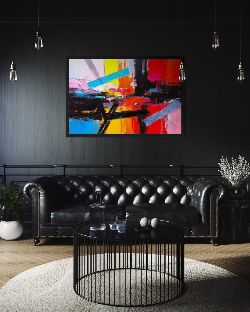 Sam Burnet (1969) - Abstract Doom Toile 1/3 XXL #4.3