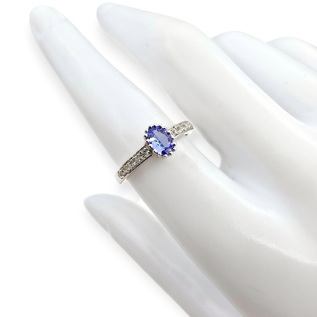 Senza prezzo di riserva - Anello Argento - Tanzanite (Certificata) #4.3