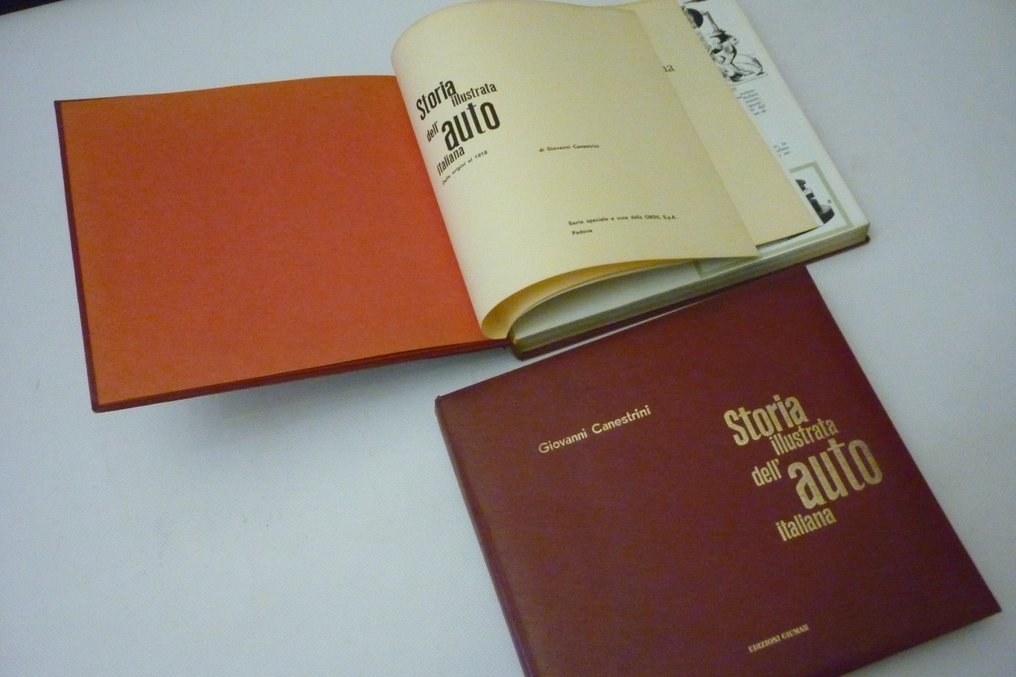 Canestrini (opera completa in 2 volumi) - Storia Illustrata dell'Auto Italiana dalle origini al 1940 - 1960-1962 #1.0