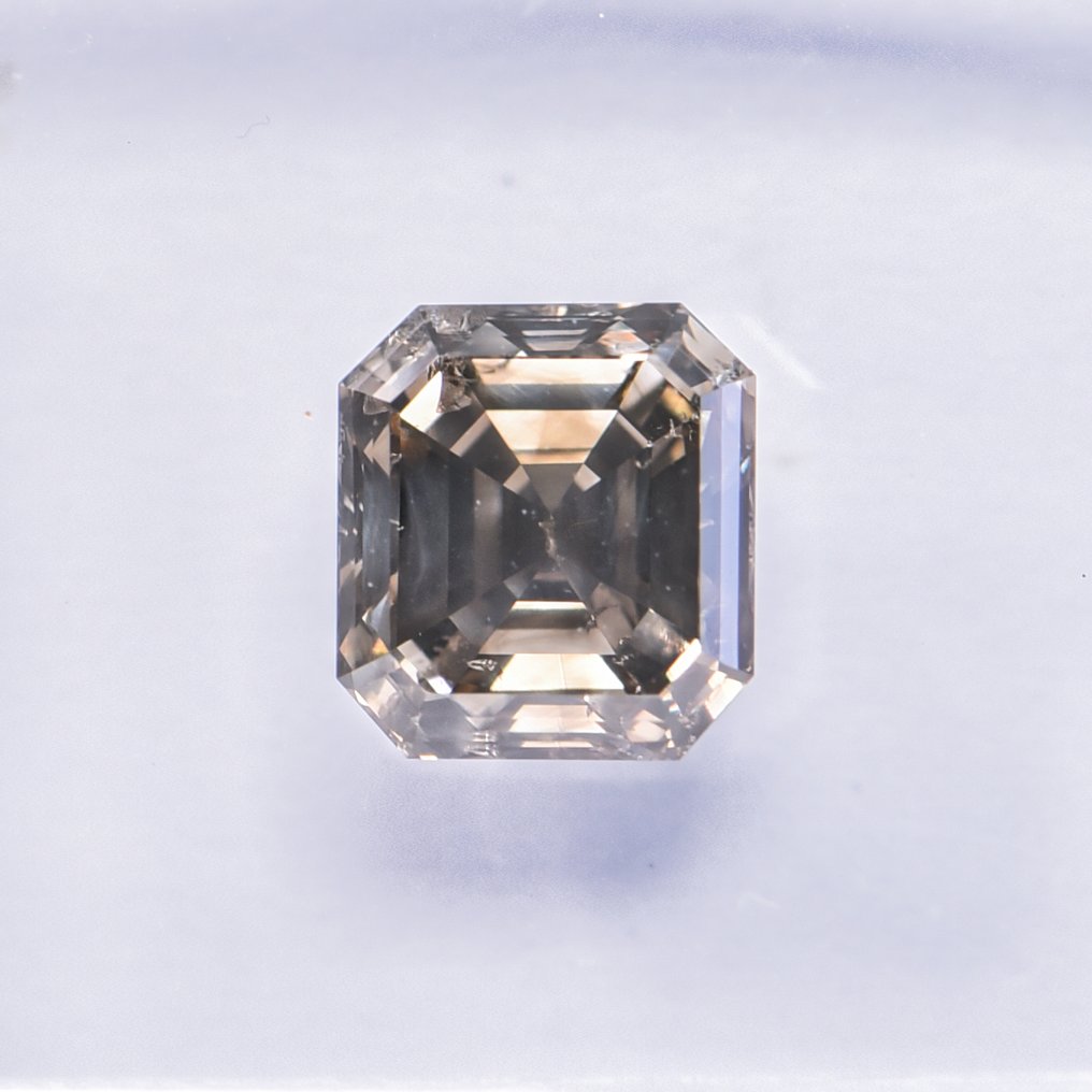 没有保留价 - 1 pcs 钻石  (天然色彩的)  - 1.10 ct - 祖母绿 - Fancy deep 稍帶棕色的, 稍帶綠色的 黄色 - SI1 微内含一级 - 国际宝石研究院（IGI） - VG #1.0