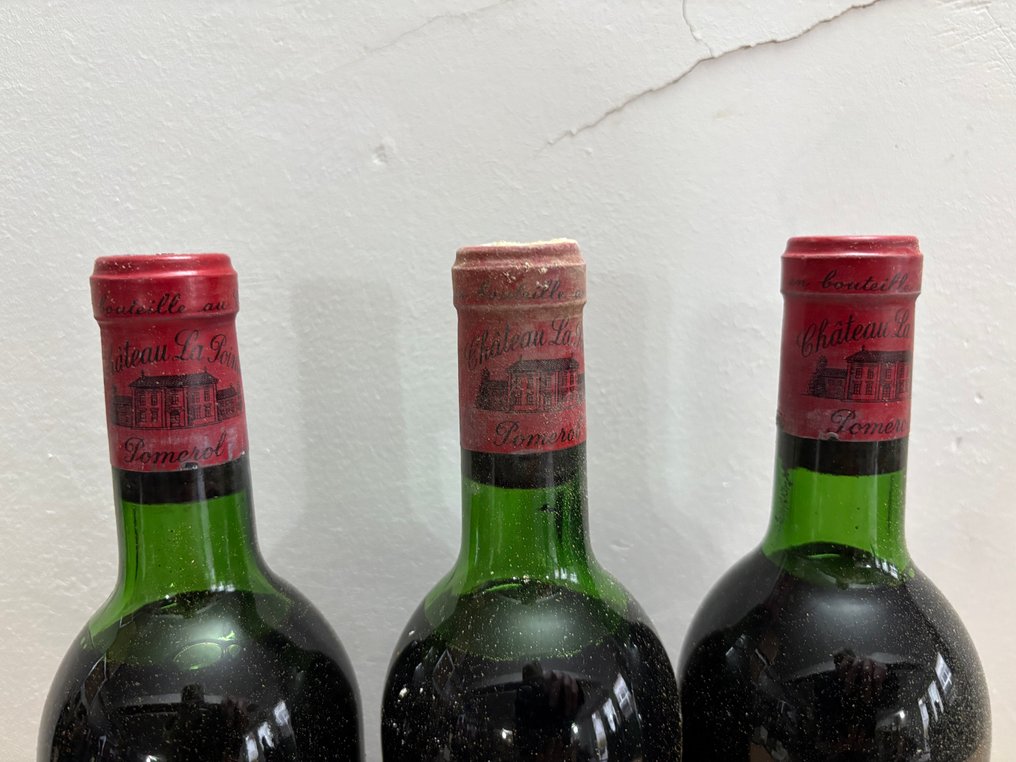 1970 Chateau La Pointe - Pomerol - 3 Flaskor (0,75L) #2.1