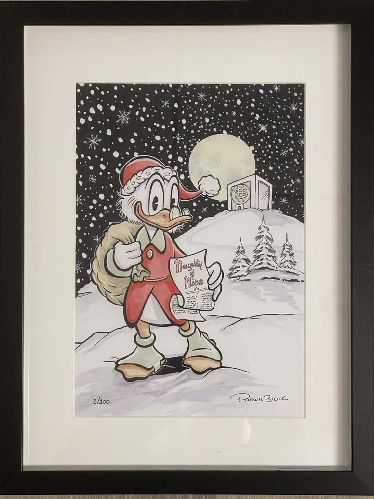 Patrick Block - Humbug & Holly - new hand-signed and numbered fine art giclée - framed and matted #1.0