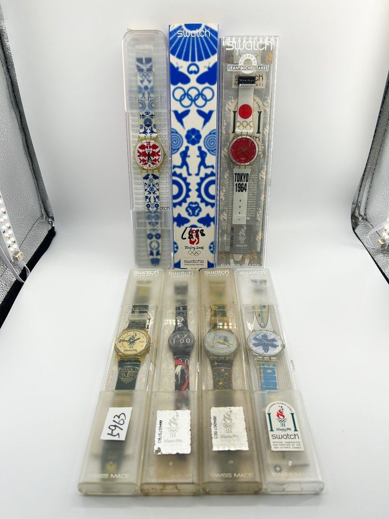 Lot of 6 Swatch Olympic Watches - Watch  #1.0